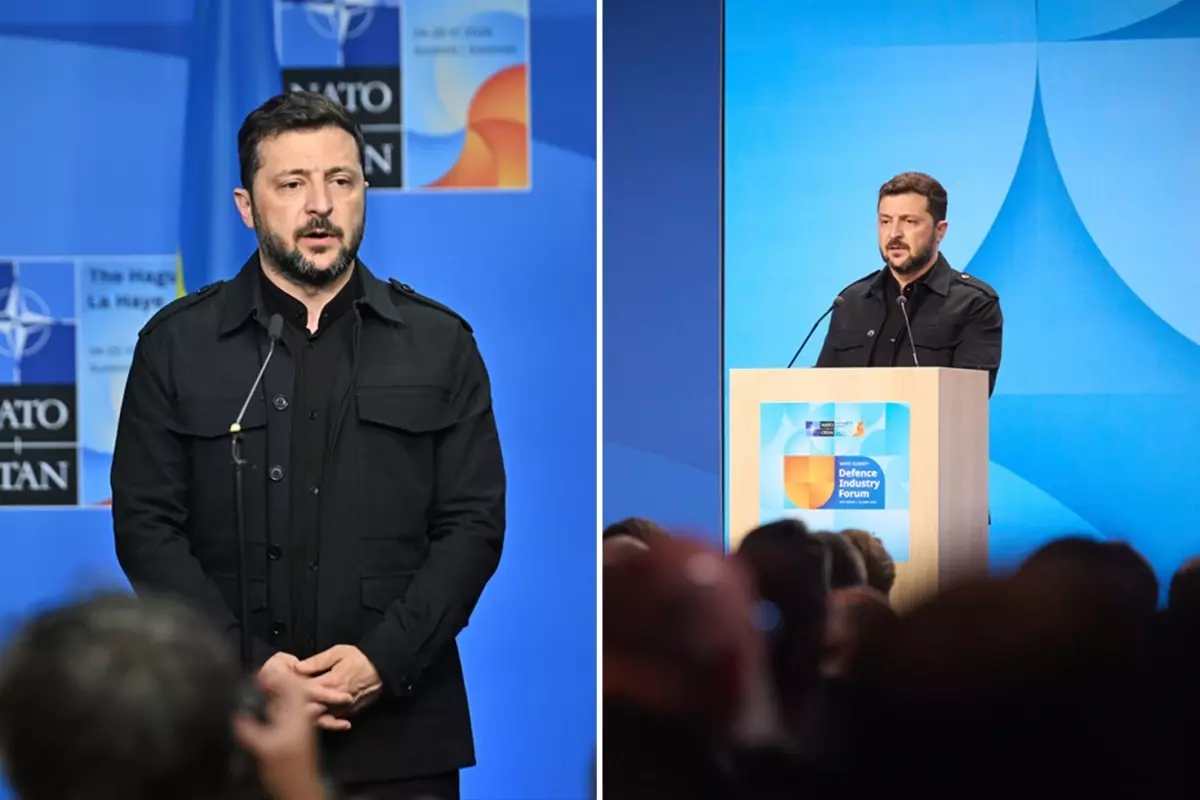 Zelenski 4 yıl aradan sonra ilk kez takım elbise giydi