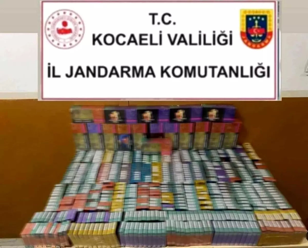 Kocaeli'de 3,2 Milyon TL'lik Kaçak Sigaralar Ele Geçirildi