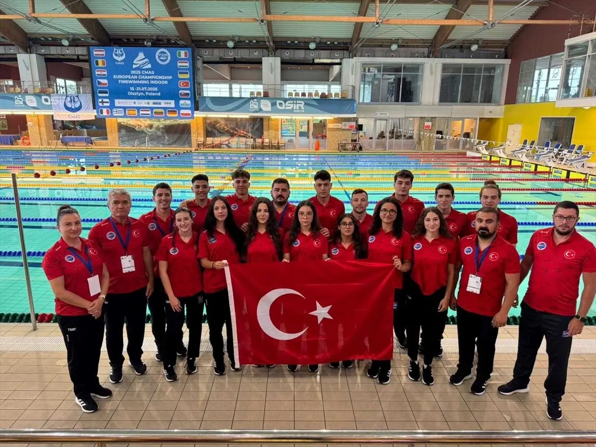 Paletli Yüzme Takımından Avrupa'da Başarı