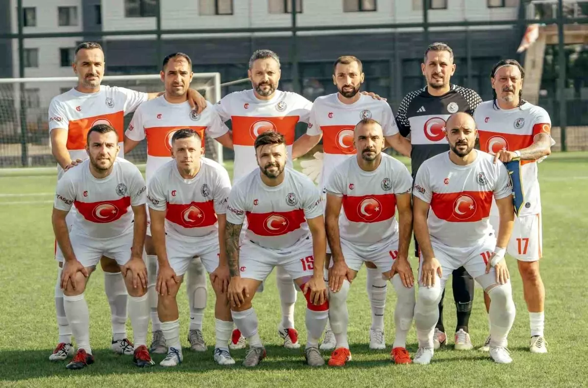 Türkiye Masterler ve Veteranlar Takımı, Gürcistan'da 8-1 Galip Geldi